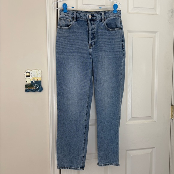 PacSun Denim - PacSun High Rise Multi Button Straight Leg Jeans